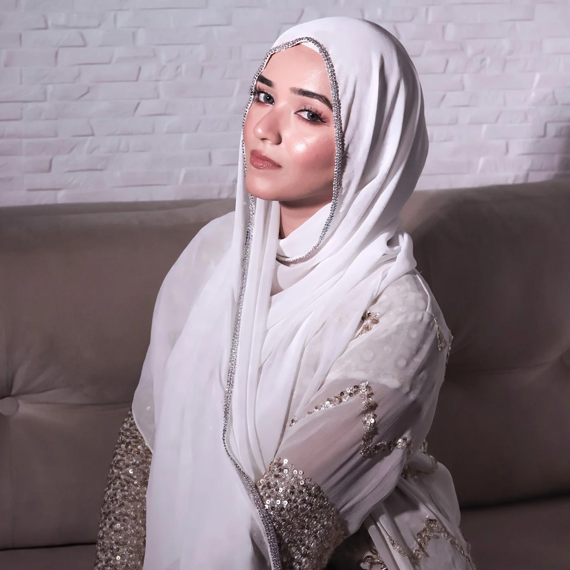 Amira Chain Chiffon Hijab