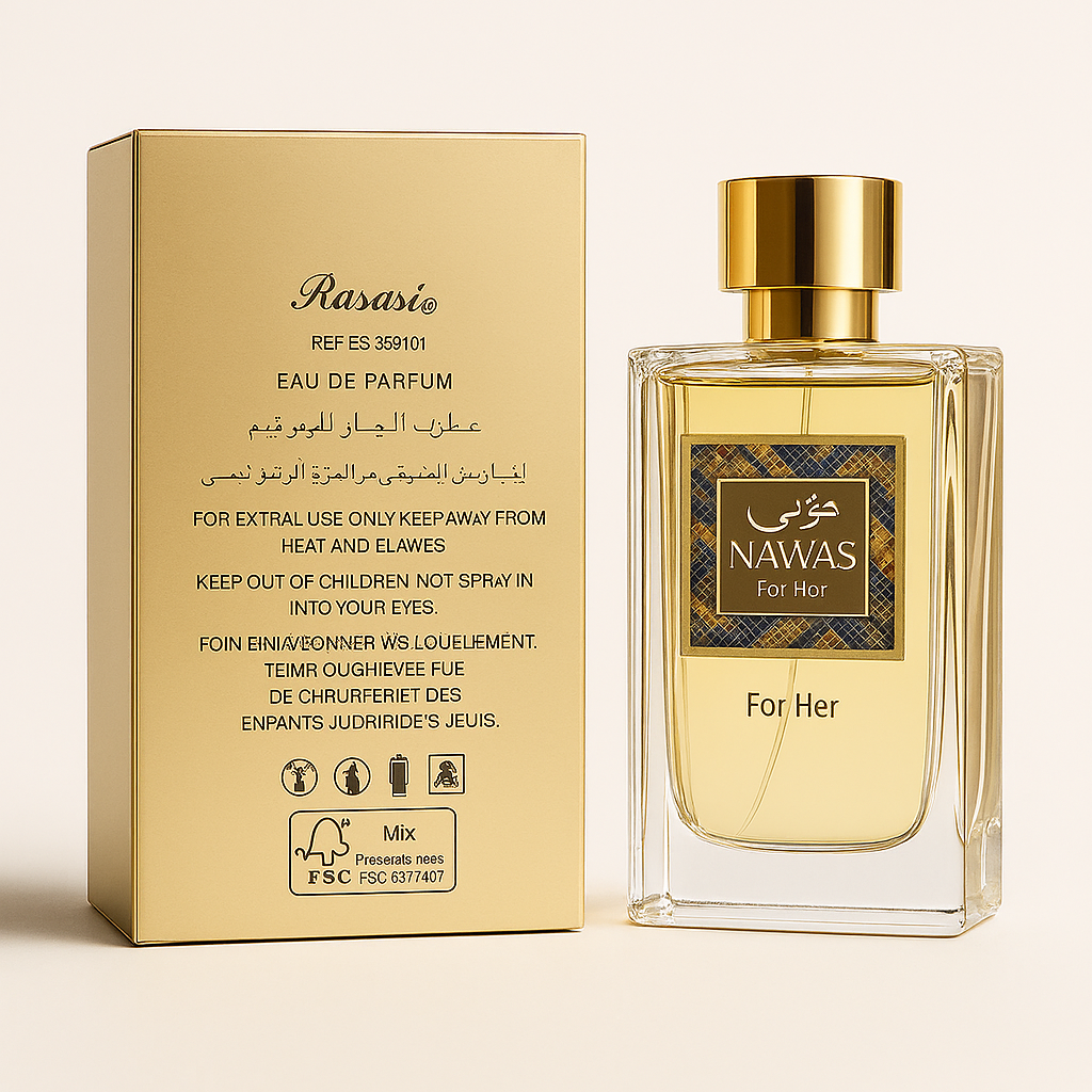 Rasasi Hawas for Her – Long-Lasting Eau de Parfum (100ml)