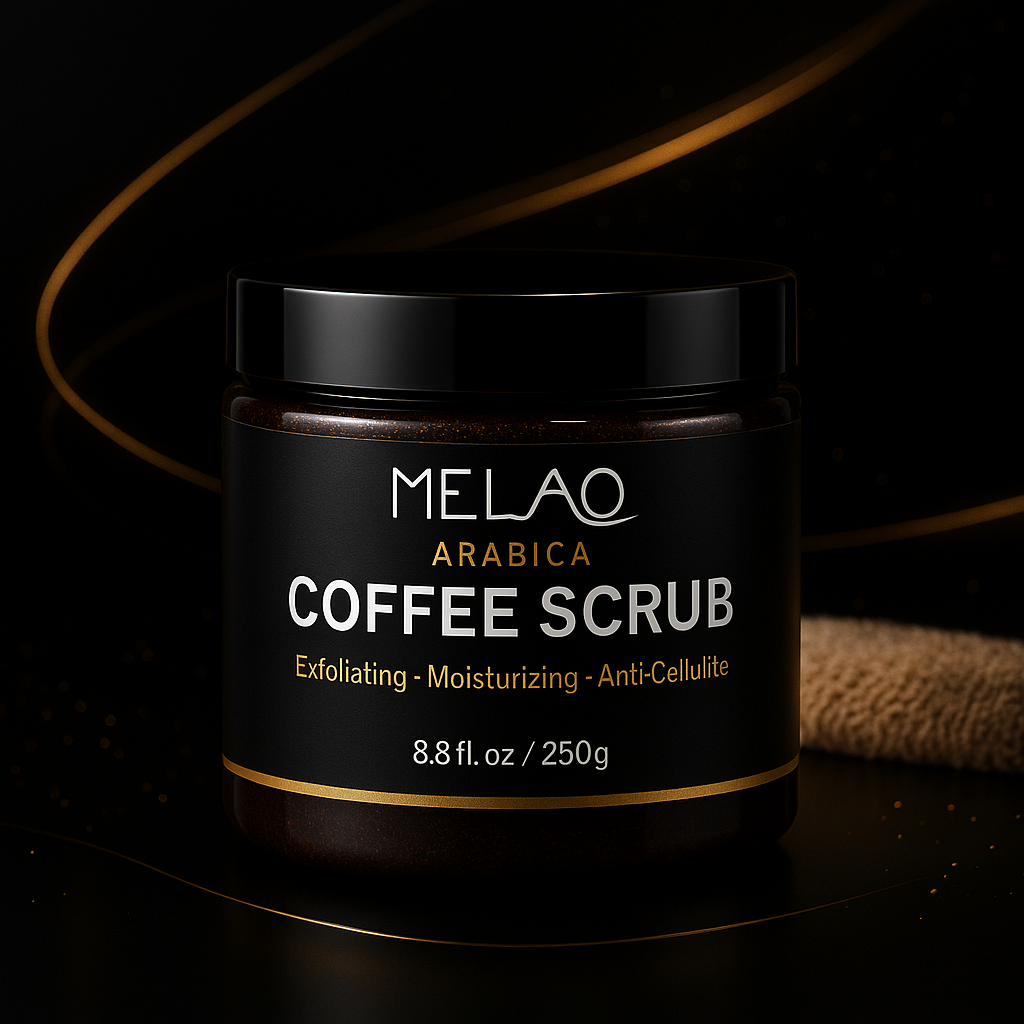 MELAO Arabica Coffee Scrub – Exfoliating Body Scrub (10oz)