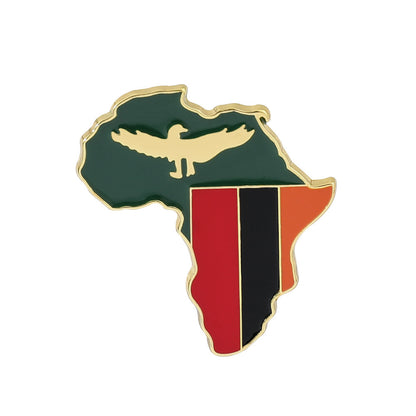 Africa Map Nigeria Somalia Mozambique Brooch Accessories