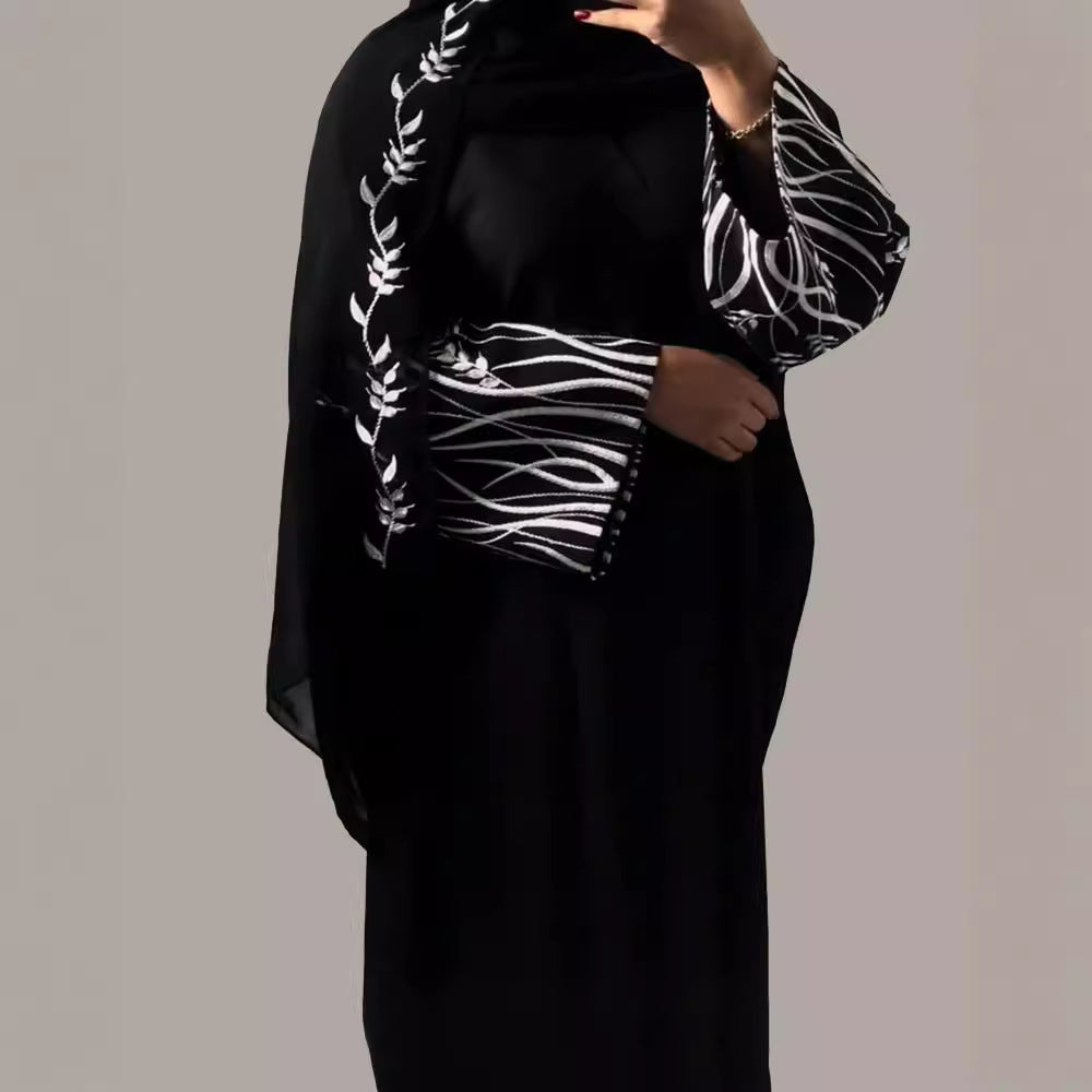 Embroidered Abaya – Arab Style