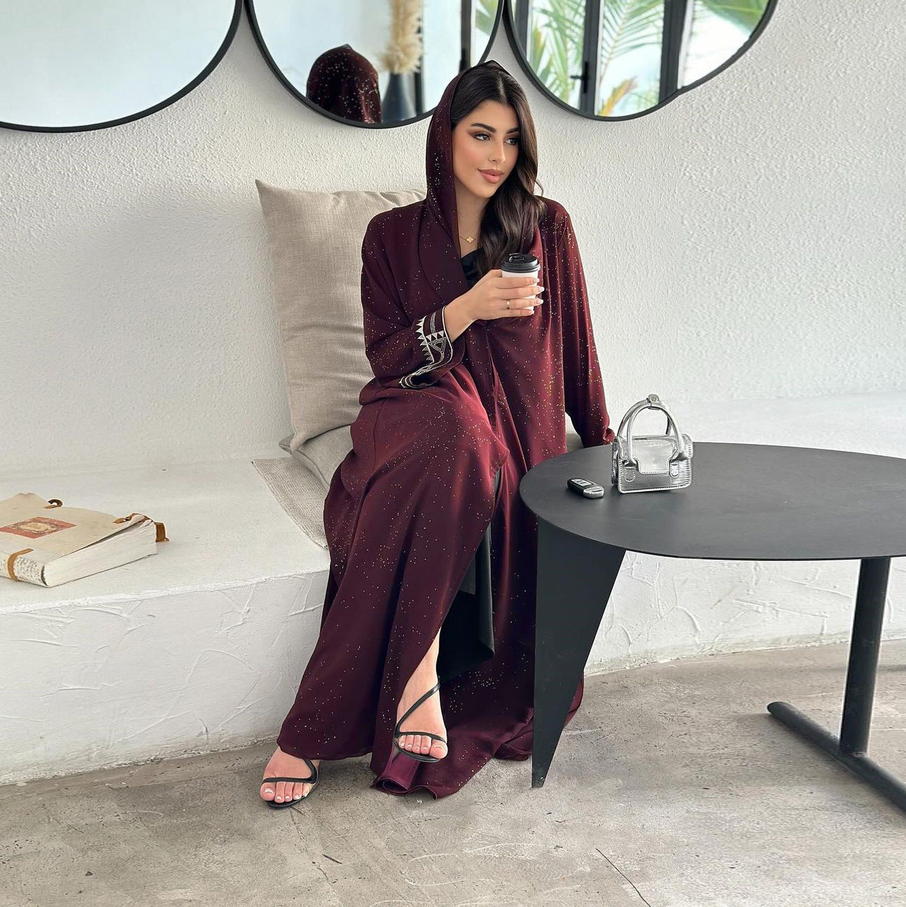 Arab-Inspired Abaya Cardigan – Modest Wear